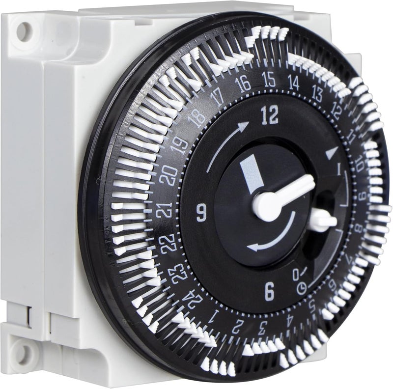 KERDE TJ01-G 24-Hour Timer, 120V 20-Amp Manual Override, 15-Minute Interval Switch, Indoor/Outdoor Appliance Timer for Lights, Fans, Pumps, DIY Electrical Projects - Image 3